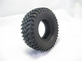 100mm Tire Set 1.9" with Foam Insert 4x1.45-1.9 Inch for 1/10 Crawler - 4 pcs