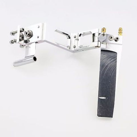 Z Type 110mm Rudder with Strut Silver for 4.76mm (3/16") Flex Cable RC Boat