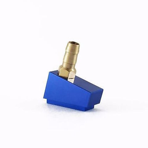 2PCS Aluminum Single Inlet Water Pickup Flush Type Blue for RC Racing Boat