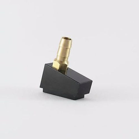 Aluminum Single Inlet Water Pickup Flush Type Black for RC Racing Boat