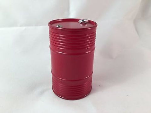 Alloy Red Fuel 1/10 Scale 55 Gallon Drum / Container / Barrel Rc Crawler CC01 SCX10 RC4WD D90