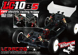 LC Racing 1/10 LC10B5 4WD Competition Spec Buggy Kit Differential Clutch Version