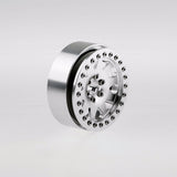 ALIENTAC 2.2" Alloy Beadlock Wheel Rim Wide 1" Silver for RC Model #095 (4 Pack)