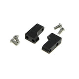 K44 Complete Alloy Front & Rear Axle Set for 1/10 RC Crawler Black