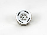 Silver 5-Spoke 1.9" Alloy Wheel Rim Set for 1/10 RC Crawlers, SCX10 AX10 - 4PCS