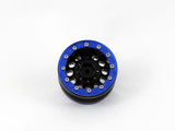 Blue & Black 1.9" Alloy Wheel Rim Set for 1/10 RC Crawlers, SCX10 AX10 - 4PCS