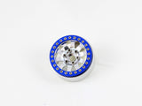 Blue & Silver 1.9" Alloy Wheel Rim Set for 1/10 RC Crawlers, SCX10 AX10 - 4PCS