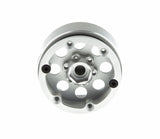GDS Racing One 1.9" Silver Alloy Beadlock Wheel Rim Wide 1" for RC Model #093SX1