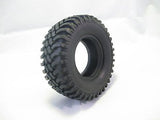 100mm Tire Set 1.9" with Foam Insert 4x1.45-1.9 Inch for 1/10 Crawler - 4 pcs
