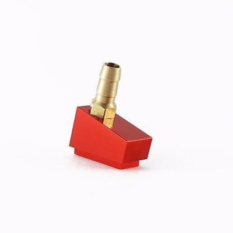 Aluminum Single Inlet Water Pickup Flush Type Red for RC Racing Boat