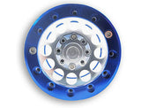 Blue & Silve 1.9 Heavy Duty Alloy Wheel Rim Set for 1/10 RC Crawlers - 4pcs