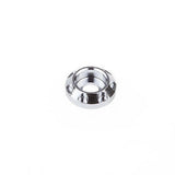 10PCS M2 6.35mm x 2mm x2mm Aluminum Alloy Socket Hex Cup Head Washers Gun Grey