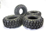 96mm Tire Set 1.9" with Foam Insert 3.75x1.45-1.9 Inch for 1/10 Crawler - 4 pcs