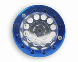 Blue & Silve 1.9 Heavy Duty Alloy Wheel Rim Set for 1/10 RC Crawlers - 4pcs