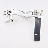 Z Type 110mm Rudder with Strut Silver for 4.76mm (3/16") Flex Cable RC Boat