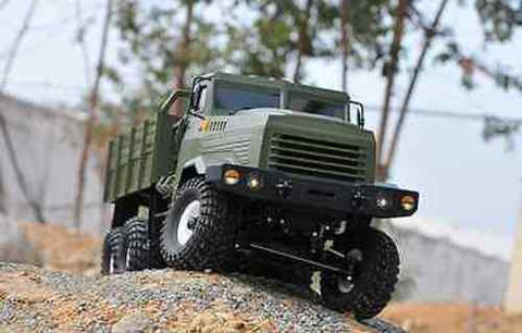 Cross-RC KC6L 6x6 1/12 Military Truck Kit - Aluminum Beadlocks Upgraded Version