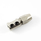 Steel Flex Collet Coupler for 5mm Motor Shaft and 4mm Flex Cable