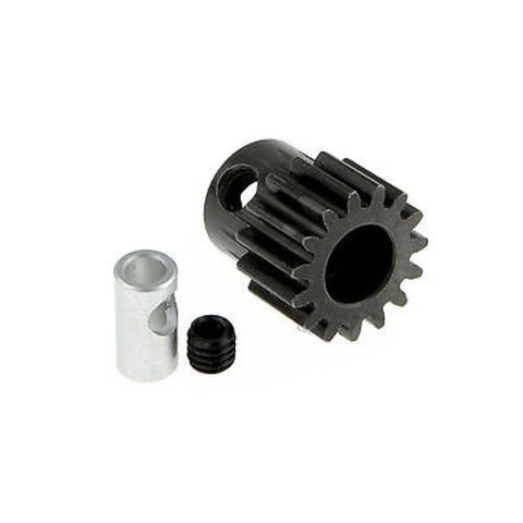 GDS Racing M0.8 15T Steel Pinion Gear for 1/8"(3.175mm) and 5mm Shaft