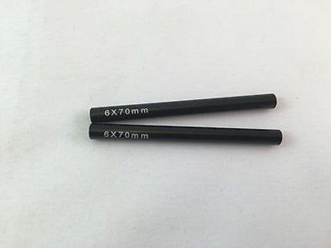 Alloy Rod M3x6x70mm for 1/10 RC Crawler Black - Link Arm DIY - 2 PCS