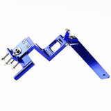 Z Type 110mm Rudder with Strut Blue for 4.76mm (3/16") Flex Cable R/C Boat