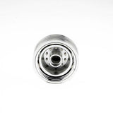 Billet Machined Alloy Front Wheel Rims for Tamiya 1/14 Scale Semi Truck 2pcs