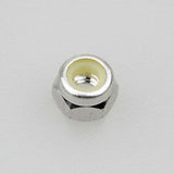 10PCS ALIENTAC Aluminum M3 Silver Nylon Hex Insert Self-Lock Nuts