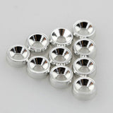10PCS ALIENTAC M2 x 6mm x 2mm Aluminum Silver Counter-Sunk Screw Washers