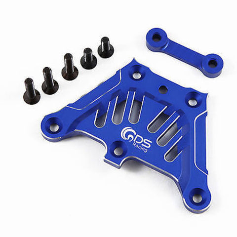 GDS Racing Billet Machined Alloy Front Top Chassis Brace Blue For Losi 5ive-T