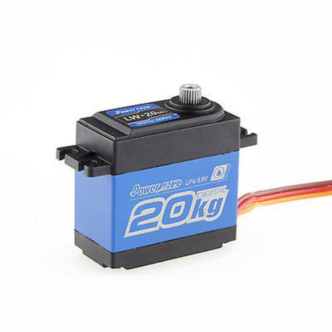 Power HD LW-20MG High-Torque Metal Gears Waterproof Servo 20kg/0.16s
