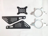 Carbon Fiber Motor Mount for 56mm Motor Silver, Brushless RC Boat