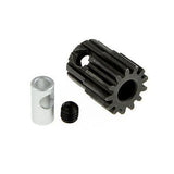 GDS Racing M0.8 13T Steel Pinion Gear for 1/8"(3.175mm) and 5mm Shaft