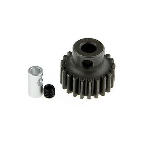 GDS Racing M0.8 21T Steel Pinion Gear for 1/8"(3.175mm) and 5mm Shaft