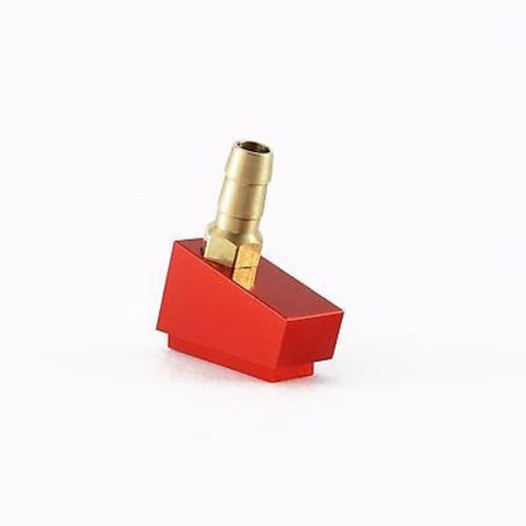 2PCS Aluminum Single Inlet Water Pickup Flush Type Red for RC Racing Boat