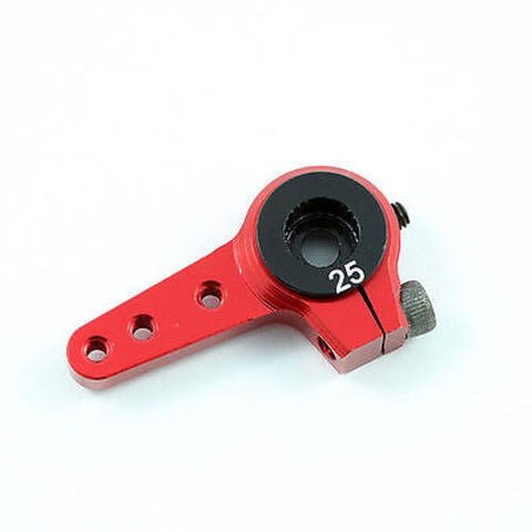 GDS Racing 25T M2 Universal Angle Adjustable Alloy Servo Horn/Arm Red RC Crawler