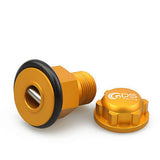 4PCS GDS Racing Extended Wheel Hex Hubs and Wheel Nut Golden for Losi 5ive T