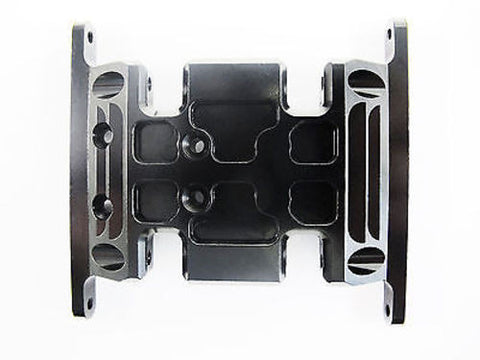 CNC Alloy gear box mount holder for Axial SCX10 1/10 rc crawlers Black