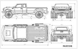 CROSS-RC PG4L 1:10 4WD 2-Speed Full-Size Pickup Truck RC Crawler Kit