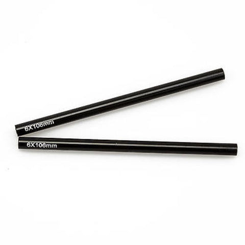 Alloy Rod M3x6x106mm for 1/10 RC Crawler Black - Suspension Link Arm DIY 2 PCS