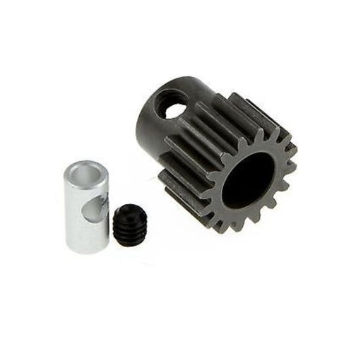 GDS Racing M0.8 16T Steel Pinion Gear for 1/8"(3.175mm) and 5mm Shaft
