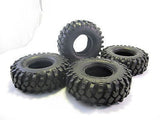 108mm Tire Set 1.9" with Foam Insert 4.25x1.45-1.9 Inch for 1/10 Crawler - 4 pcs