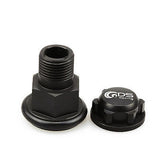 4PCS GDS Racing Extended Wheel Hex Hubs and Wheel Nut Black for Losi 5ive T