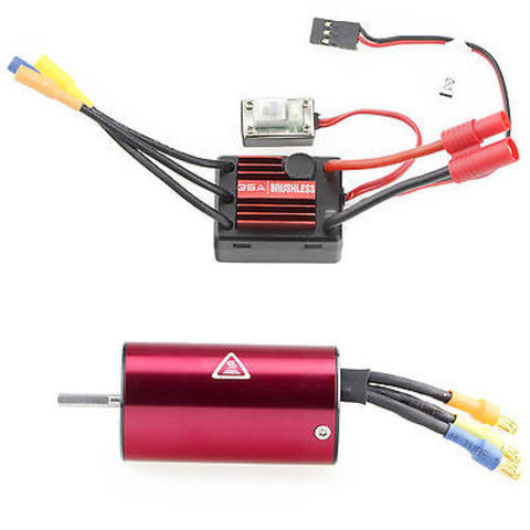 LC Racing 35A Waterproof ESC & 2850 Motor Brushless Combo L6148&L6153 for 1/14