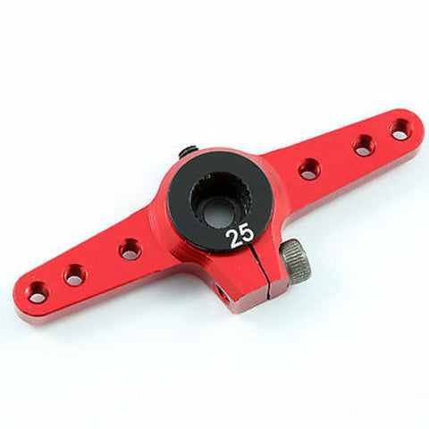 GDS Racing 25T M2 Universal Angle Adjustable Alloy Servo Horn/Arm Red RC Crawler