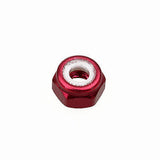 10PCS ALIENTAC Aluminum M3 Red Nylon Hex Insert Self-Lock Nuts
