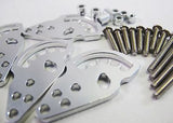 ALLOY Honcho Quick Adjustable Shock Lift Kit Silver FOR RC Crawler SCX10