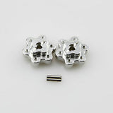 9mm Thick Aluminum Wheel Hub Adapters for 1/10 RC Axial Yeti 90026/90056 Buggy