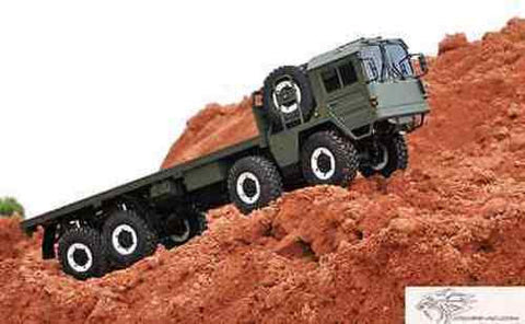 Cross-RC MC8 8x8 1/12 Military Truck Kit - Aluminum Beadlocks Upgraded Version