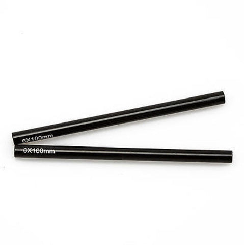 Alloy Rod M3x6x100mm for 1/10 RC Crawler Black - Suspension Link Arm DIY 2 PCS