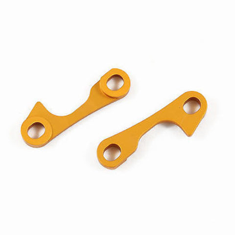 GDS RACING Alloy Front Gear Box Angle Plate Golden For Team Losi give T 2pcs