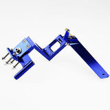 Z Type 110mm Rudder with Strut Blue for 4.76mm (3/16") Flex Cable R/C Boat